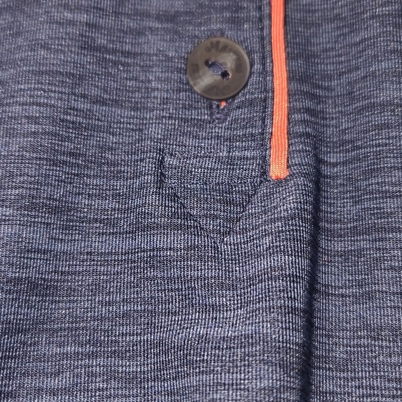 Magnolia Lane-Tech Masters Golf Polo Shirt Short Sleeve Heather Blue-Size 1X - Picture 15 of 17